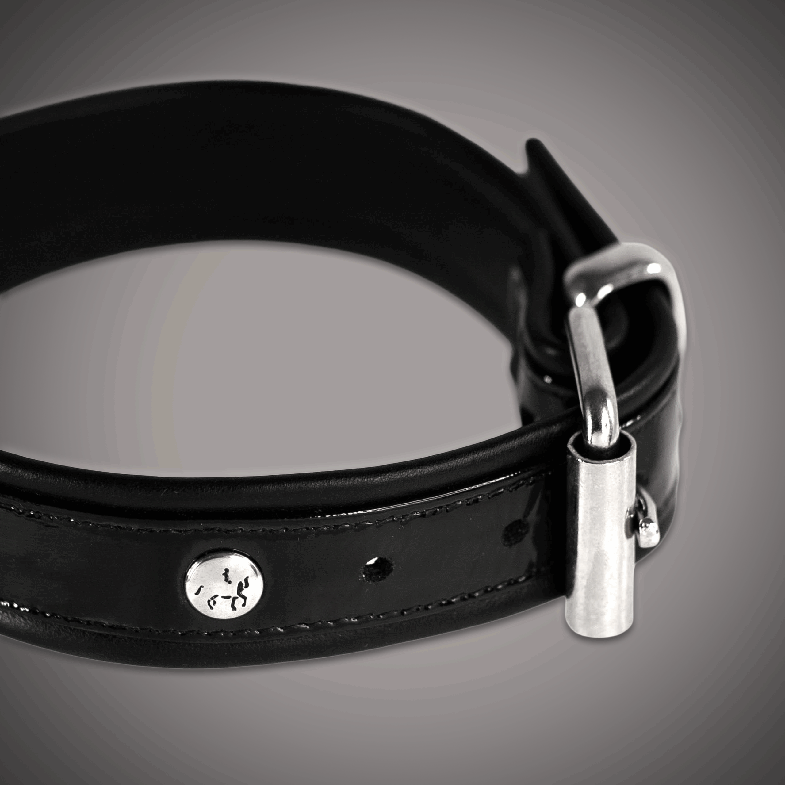 Lacklederhalsband 3,0 cm – Bild 3