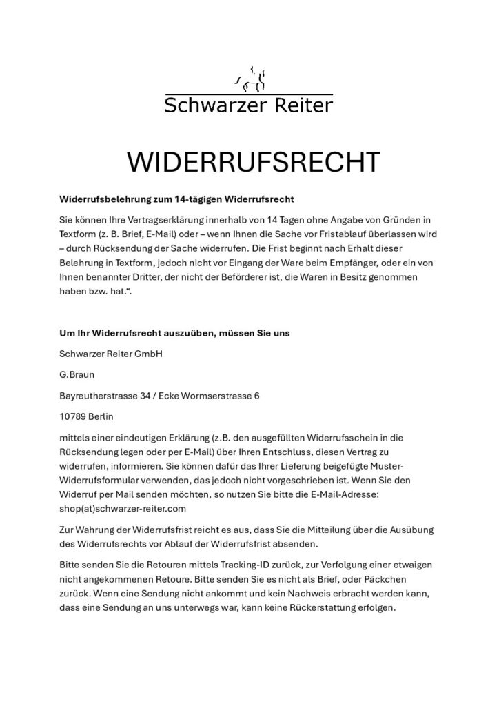 Schwarzer Reiter