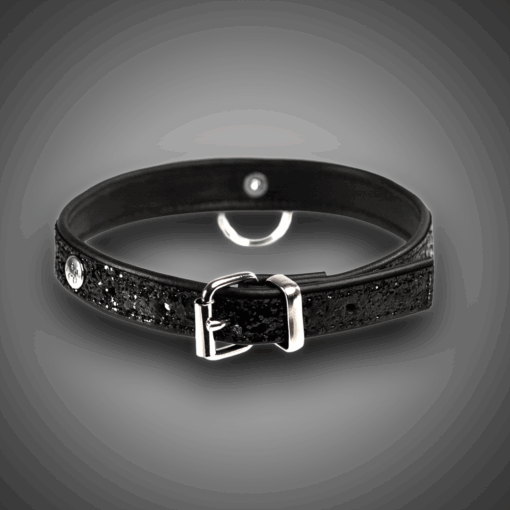 Alternative view of Echtlederhalsband Black Diamond 2,0 cm