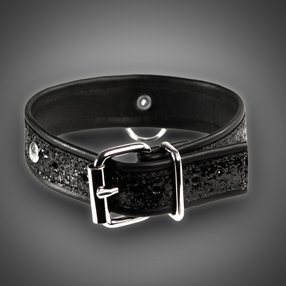 Echtlederhalsband Black Diamond 3,0 cm – Bild 2