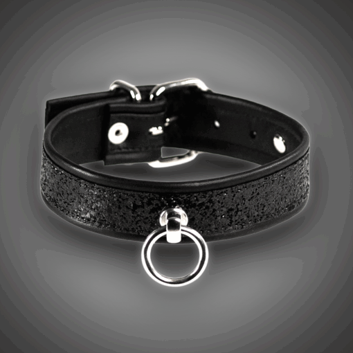 Echtlederhalsband Black Diamond 3,0 cm