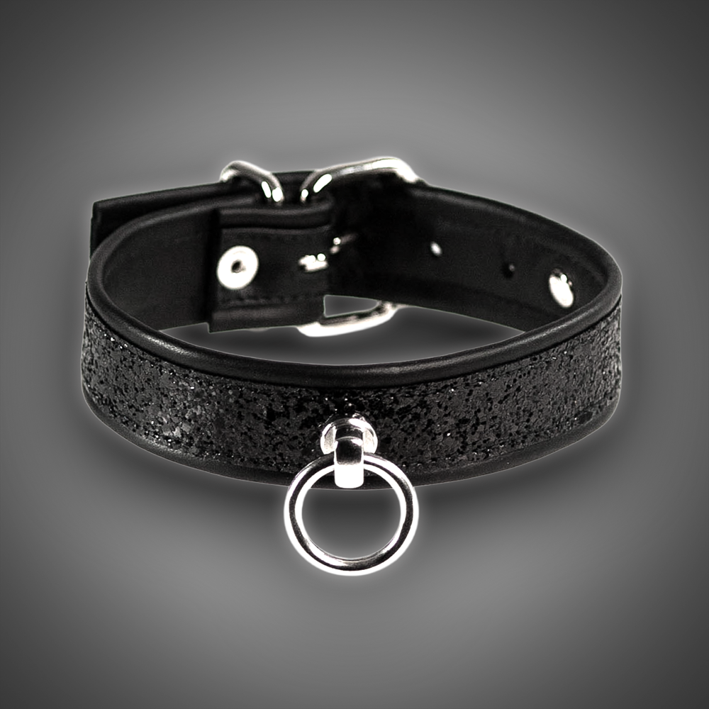 Echtlederhalsband Black Diamond 3,0 cm