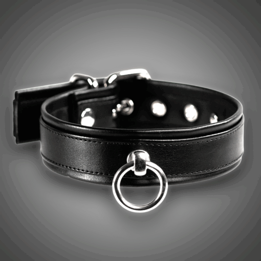 Kunstlederhalsband 3,0 cm