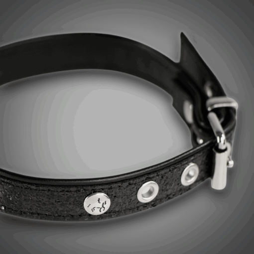 Alternative view of Kunstlederhalsband Black Diamond 2,0 cm