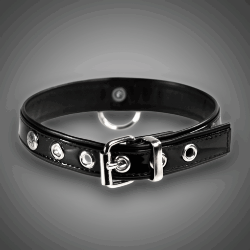 Alternative view of Kunstlederhalsband Lack 2,0 cm