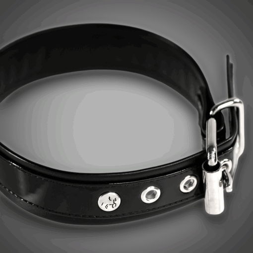 Alternative view of Kunstlederhalsband Lack 3,0 cm