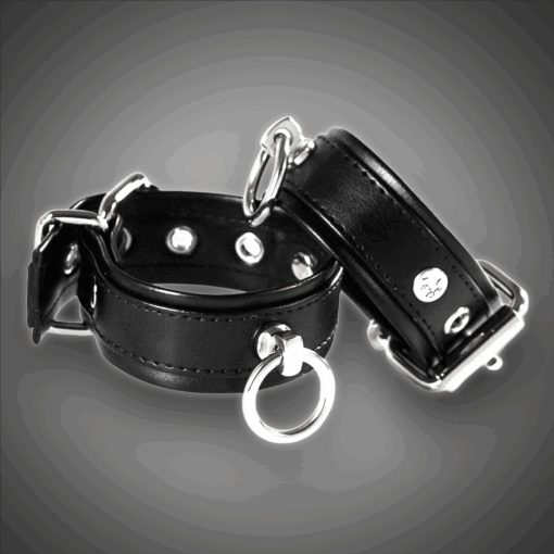 Alternative view of Kunstlederhandcuffs 3,0 cm