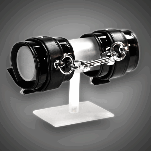 Kunstlederhandcuffs Lack 7,0 cm