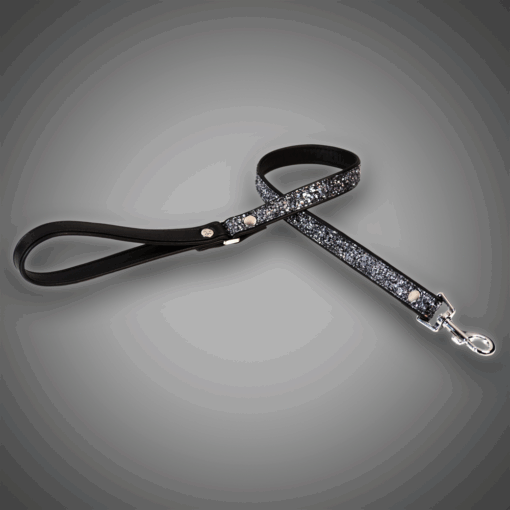 Echtlederleine Silver Diamond