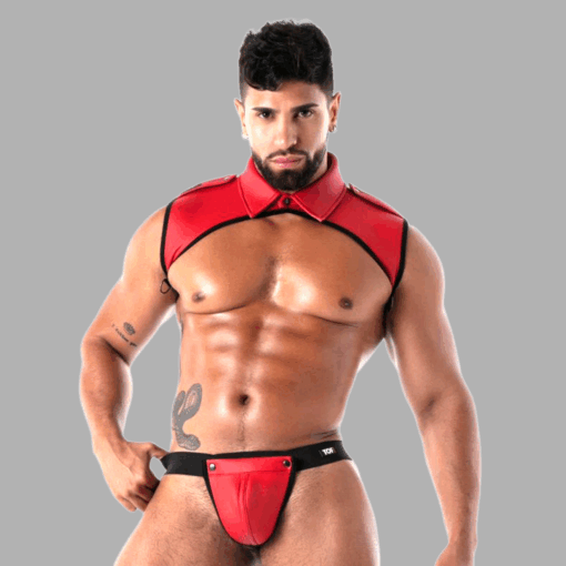 Neopren Kragenharness rot
