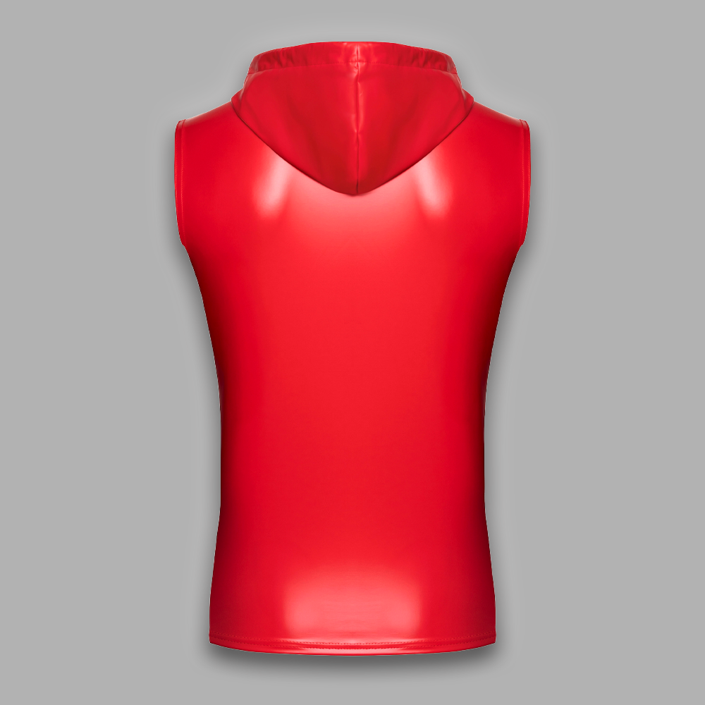 Hoodietanktop Ignite mit Zip rot – Bild 5