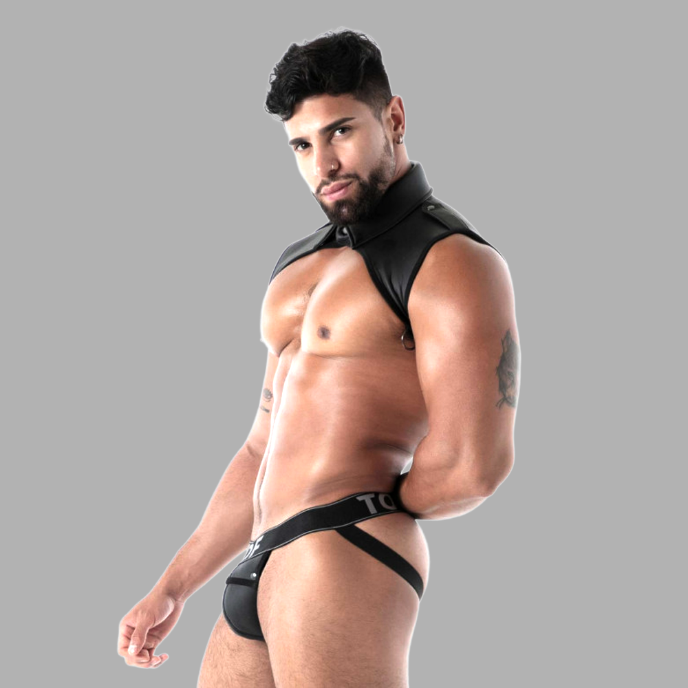 Neopren Kragenharness schwarz – Bild 2