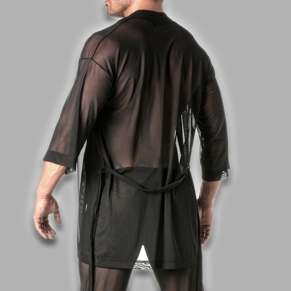 Kimono aus feinem Mesh – Bild 3