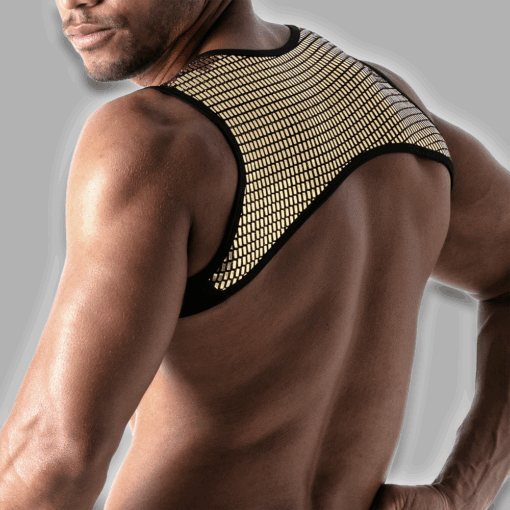 Alternative view of Harness-Top mit Zip golden Glitter