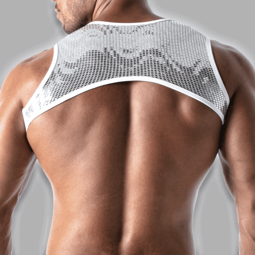 Alternative view of Harness-Top mit Zip silber Glitter