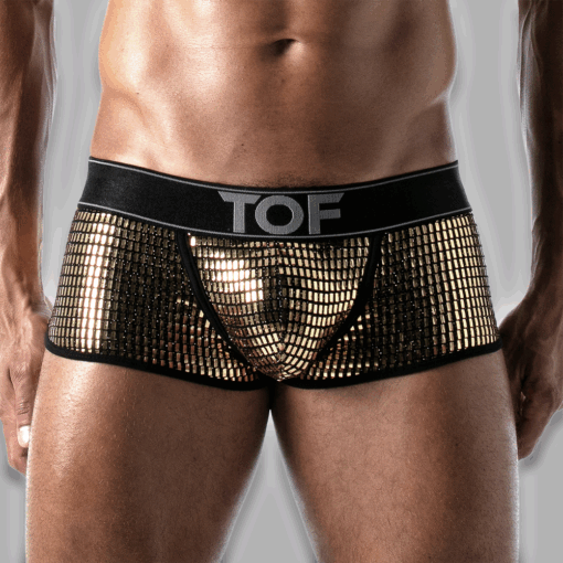 Star Trunk-Shorty golden Glitter