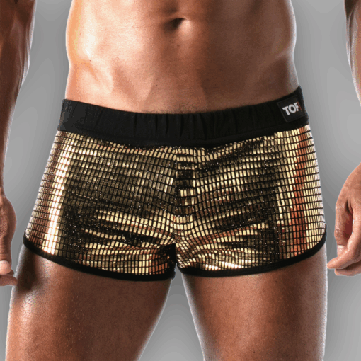 Mini Short golden Glitter