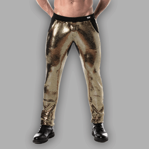 Sweatpant golden Glitter