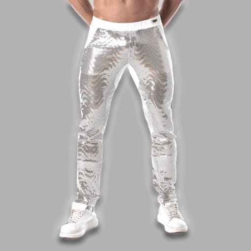 Sweatpant silber Glitter