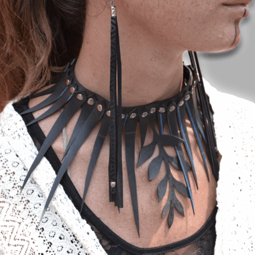 Rubber Choker Maleficent mini