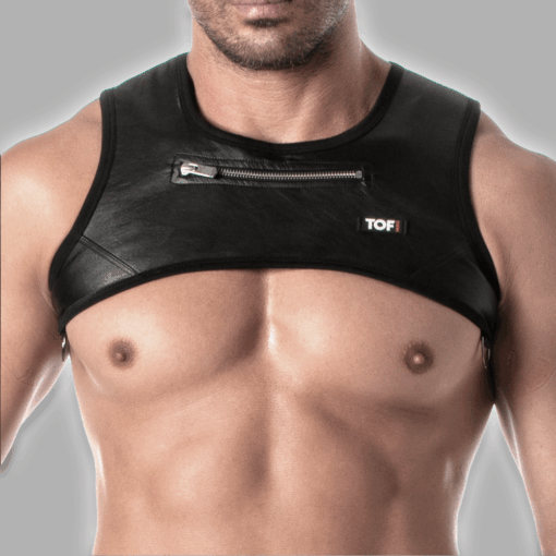 KinkyWetlook Cropttop mit Zip