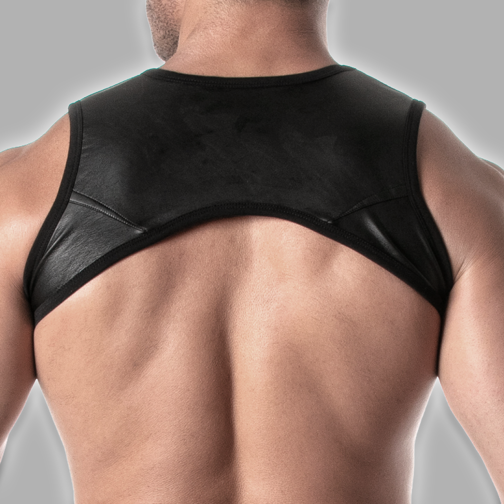 KinkyWetlook Cropttop mit Zip – Bild 3