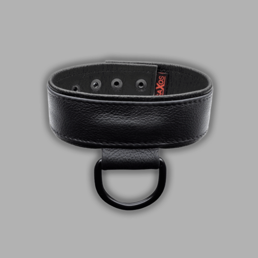 Choker softes Leder schwarz