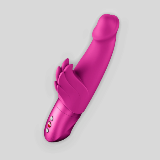 Wicked Angel Rabbit Vibrator Fuchsia Batterie