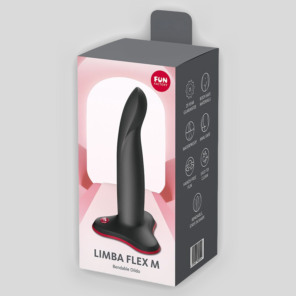 Limba Flex Dildo schwarz biegsam – Bild 4