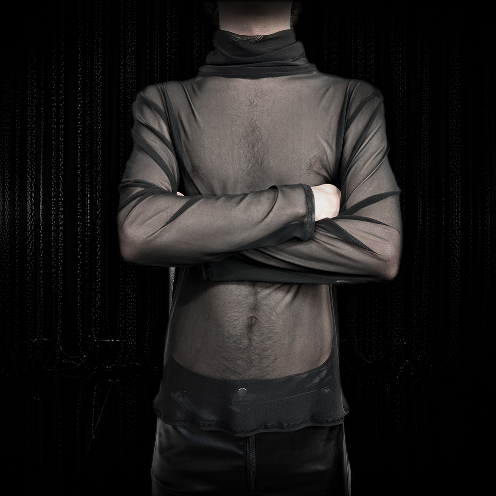 Meshshirt KIAN schwarz
