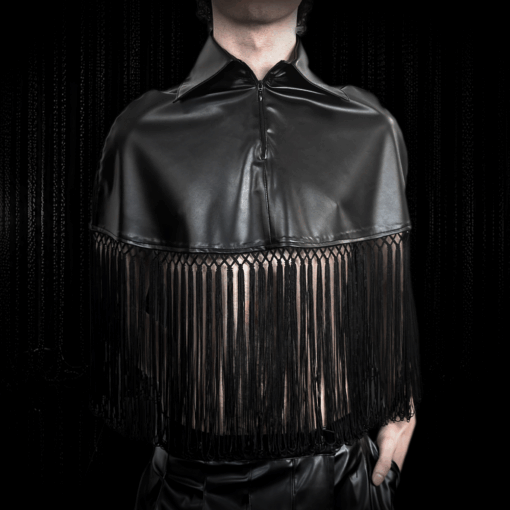 Fransen Cape schwarz NYRA Men
