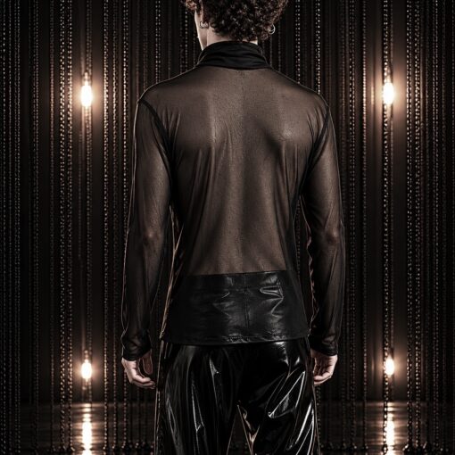 meshshirt schwarz