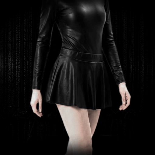 JESS Wetlook Skirt Damen von Schwarzer Reiter – Frontansicht