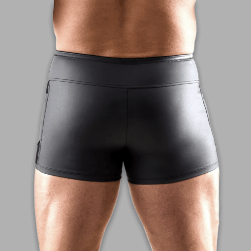 Short mit Mesh - Zip - Pockets Rückansicht