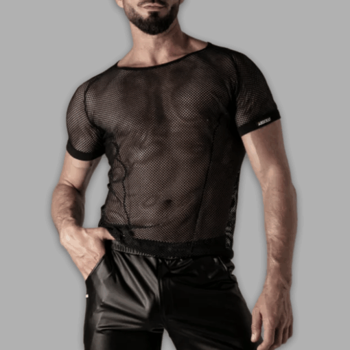 -Shirt Seduction Herren T-Shirt Detail Kontrastnaht