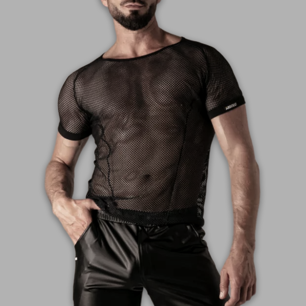 -Shirt Seduction Herren T-Shirt Detail Kontrastnaht