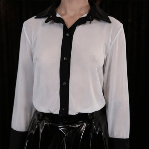 SNOE Mesh Bluse FRINGE CODE