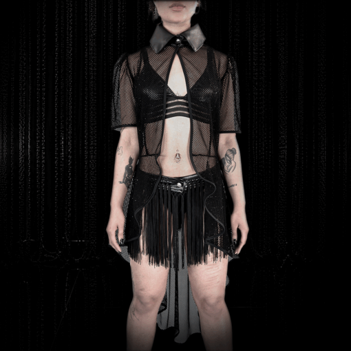 NERIA Diamond-Mesh Frackmantel