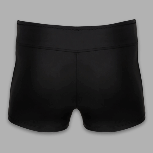 Short mit Mesh - Zip - Pockets in Schwarz