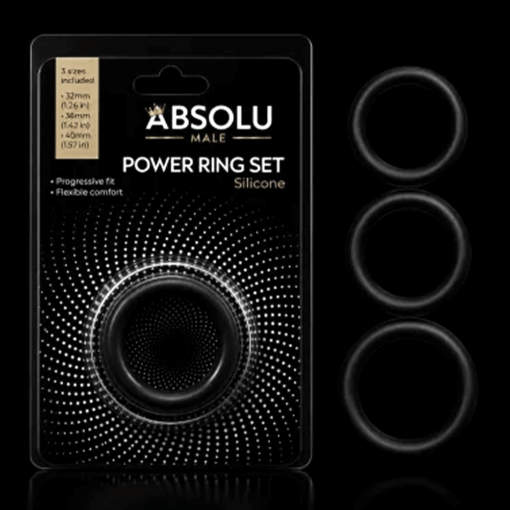 Absolu Power Ring Set 3teilig