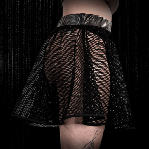 KOSA Diamond Mesh Skaterskirt Detail Diamond Mesh