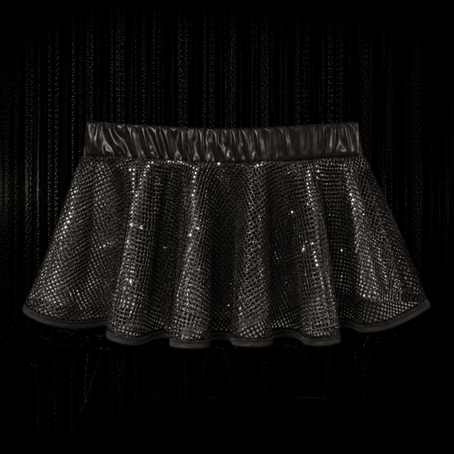 Alternative view of Skaterskirt Mini Diamond Mesh