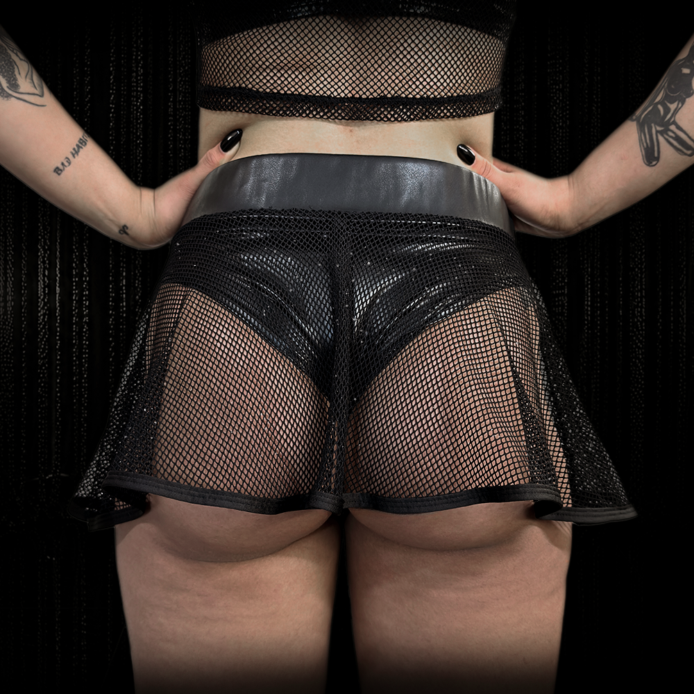 Skaterskirt Mini Diamond Mesh – Bild 6