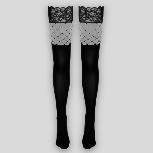 Halterlose Overknee Strümpfe – 2-in-1 Look