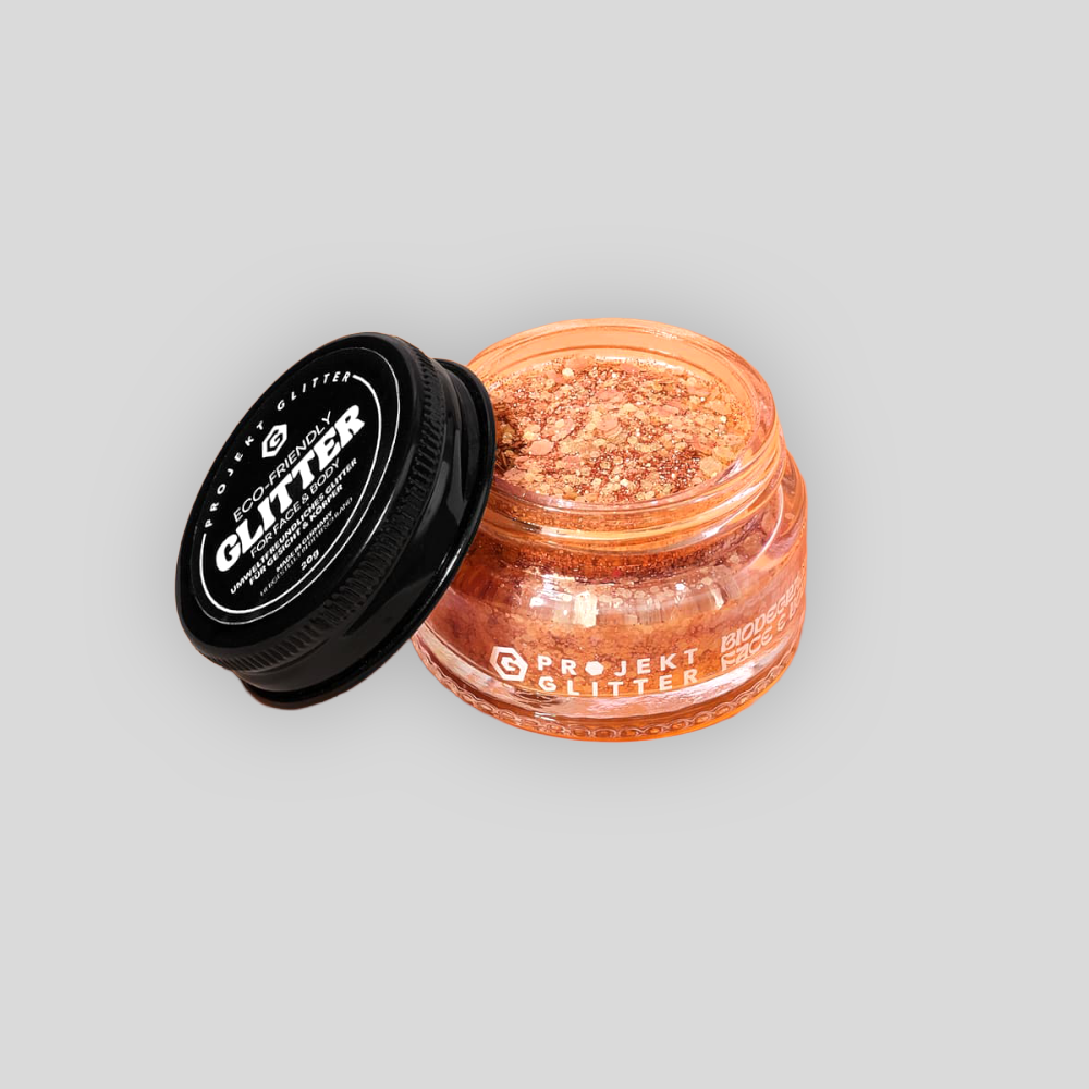Pearl-Glitter Coconut Crush – Detail der schimmernden Glitzerpartikel
