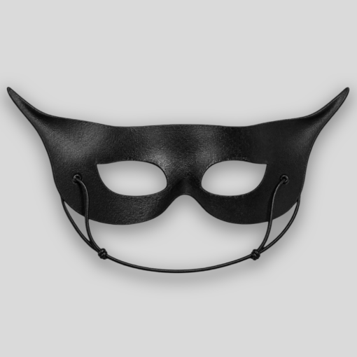 Echtledermaske ELF aus pflanzlich gegerbtem Leder