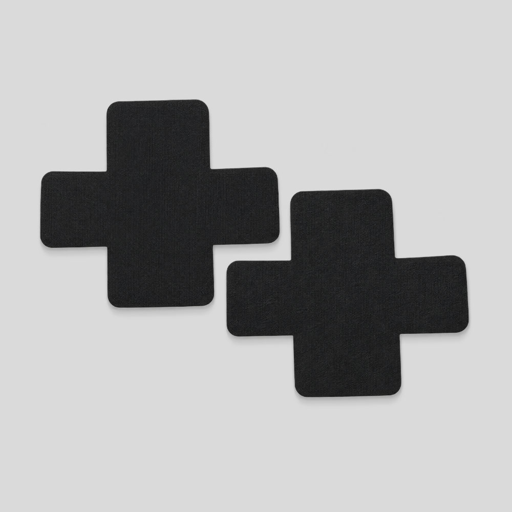 Schwarzer Reiter X Nipple Pasties – Matt Schwarz