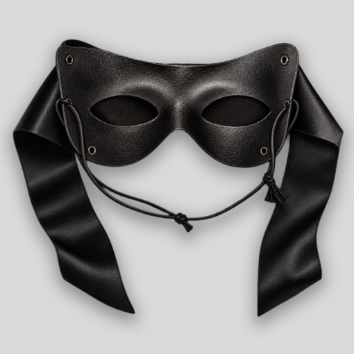 Echtleder Blindfold RASO schwarz
