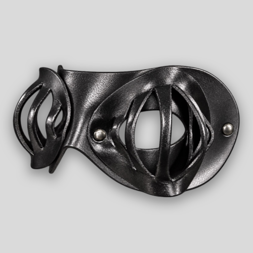 CRESTA FLY Ledermaske mit verdeckten Augen