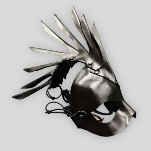 Echtledermaske CRESTA von Maskaras Barcelona